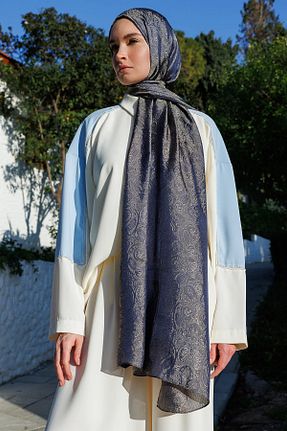 شال سرمه ای زنانه ویسکون Mooncorn - کد 924636917