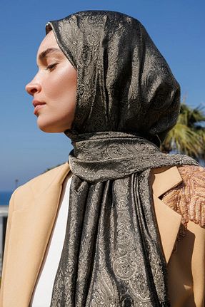 شال بژ زنانه ویسکون Mooncorn - کد 924644399