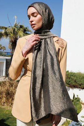 شال بژ زنانه ویسکون Mooncorn - کد 924644399