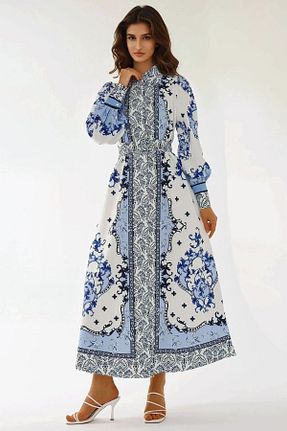 لباس آبی زنانه بافتنی Hiccup - کد 924645743