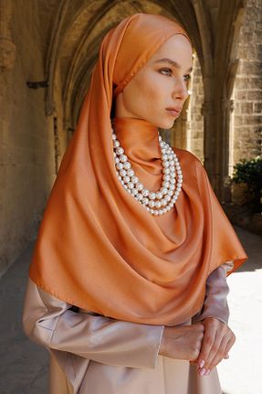 شال نارنجی زنانه Mooncorn - کد 927989359