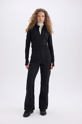 کاپشن اسکی مشکی زنانه Defacto - کد 877979013