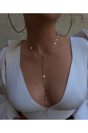 گردنبند جواهر طلائی زنانه pop up store - کد 924660460