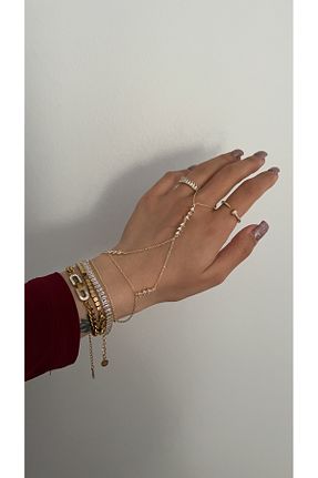شاهمران جواهر طلائی زنانه رودیوم SU PERİSİ TAKI BİJUTERİ - کد 924657811