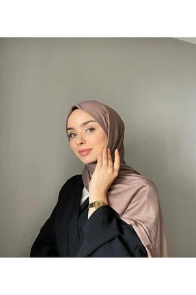 شال قهوه ای زنانه پنبه ای ERKANLAR - کد 924668036