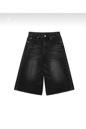 شلوارک و برمودا مشکی زنانه جین shop - کد 924679595