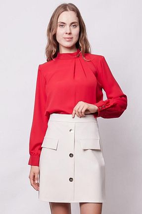دامن بژ زنانه پنبه ای MissKybele - کد 924695251