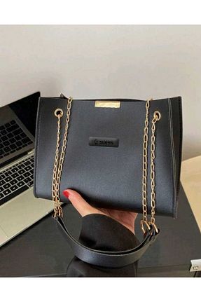 کیف دوشی مشکی زنانه چرم مصنوعی MODA - کد 924695239