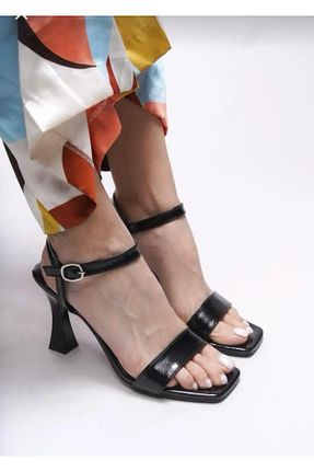 کفش پاشنه بلند کلاسیک مشکی زنانه PU Bİ&CO - کد 924694909