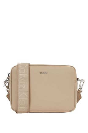 کیف پستچی بژ زنانه Calvin Klein - کد 925396872