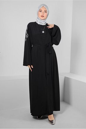 کلاه و ابایا مشکی زنانه پلی استر Alvina - کد 802137010