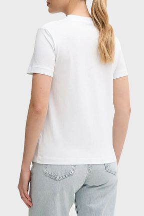 تیشرت سفید زنانه رگولار Calvin Klein - کد 924295424
