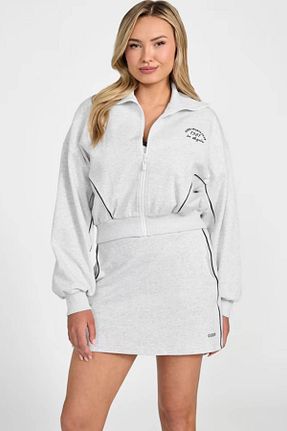 سوئیشرت طوسی زنانه رنگی Guess - کد 923631377