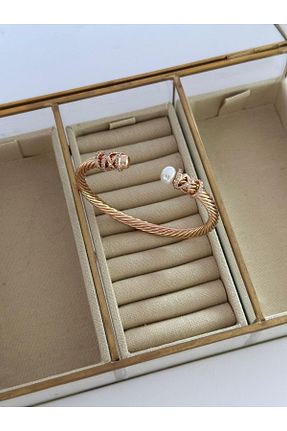 دستبند استیل (فولاد) رنگی زنانه روکش طلا MyladyAccessoriess - کد 766917246