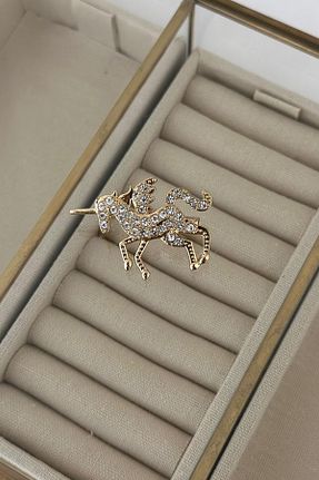سنجاق سینه طلائی زنانه فلزی MyladyAccessoriess - کد 758405229