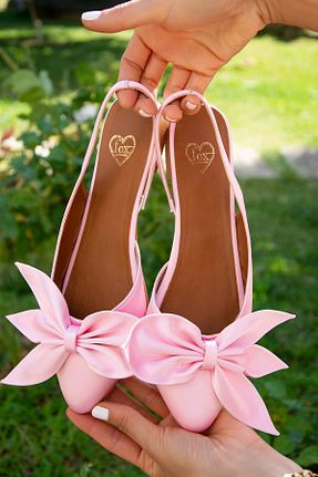 بابت صورتی زنانه پارچه ای Fox Shoes - کد 44600514