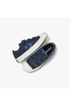 کفش اسنیکر سرمه ای بچه گانه چسبی Converse - کد 923667778