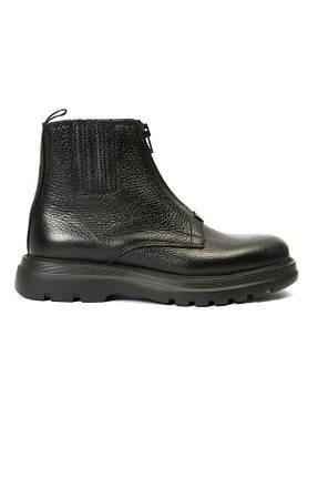 بوت / نیم بوت مشکی مردانه چرم خالص Greyder - کد 381988226