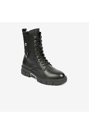 بوت / نیم بوت مشکی زنانه چرم خالص Greyder - کد 858695794