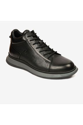 بوت / نیم بوت مشکی مردانه چرم خالص Greyder - کد 858673247