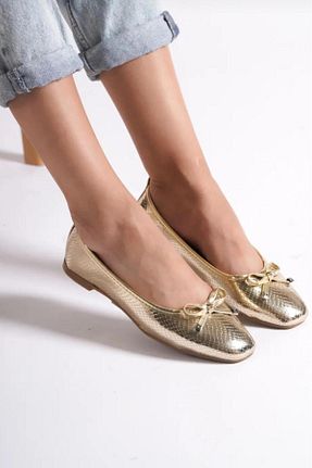 بابت طلائی زنانه چرم مصنوعی Oksit - کد 923690530