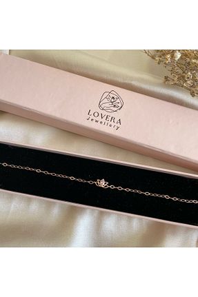 دستبند نقره صورتی زنانه 925 عیار Lovera Jewellery - کد 844034369