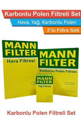 ست فیلتر خودرو Mann Filter - کد 864682794
