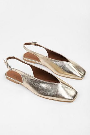 بابت طلائی زنانه چرم مصنوعی Shoeberry - کد 923743958