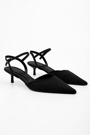 کفش استایلیتو مشکی پاشنه نازک Shoeberry - کد 923753533