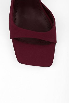 کفش پاشنه بلند کلاسیک زرشکی زنانه چرم مصنوعی Shoeberry - کد 926915346