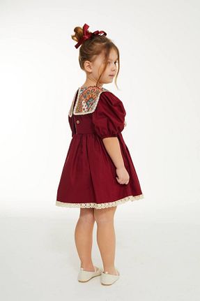 لباس زرشکی بافتنی Elidabutik - کد 924359326
