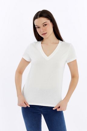 تیشرت نباتی زنانه Relaxed Maison La Femme - کد 920581741