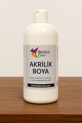 رنگ اکریلیک سفید Birdys Color - کد 898004931