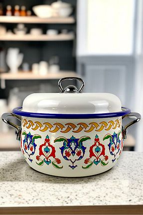قابلمه سرمه ای BPA Free İnci Emaye - کد 923763741