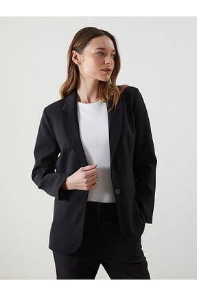 کت بلیزر مشکی زنانه LC Waikiki - کد 924367775