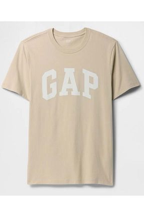 تیشرت بژ مردانه Relaxed GAP - کد 922359408