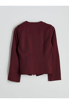 بلوز زرشکی زنانه ساده LC Waikiki - کد 924415718
