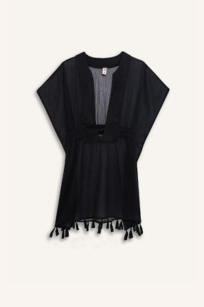 رویه بیکینی مشکی زنانه ساده Defacto - کد 832635563