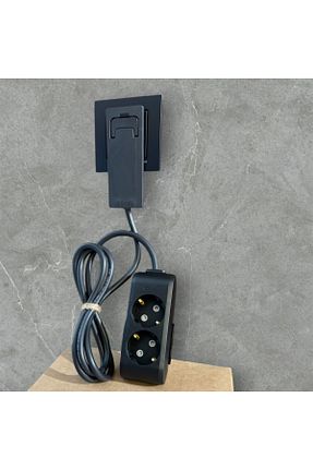 کابل افزودنی پریز گروهی مشکی 2 VİKO - کد 884270755