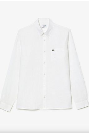 پیراهن سفید مردانه رگولار Lacoste - کد 923785950