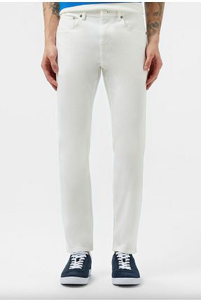 شلوار جین سفید مردانه پاچه تنگ Lacoste - کد 923795984