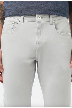 شلوار جین طوسی مردانه پاچه گشاد Lacoste - کد 923795972