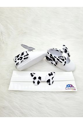 پاپوش سفید بچه گانه چرم مصنوعی Çago kids - کد 924306532