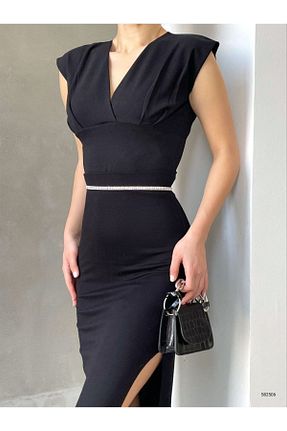 بلوز مشکی زنانه یقه هفت hiraz fashion - کد 923847772