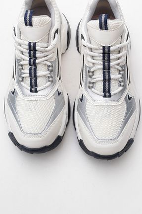 کفش اسنیکر سفید زنانه بند دار luvishoes - کد 923850424