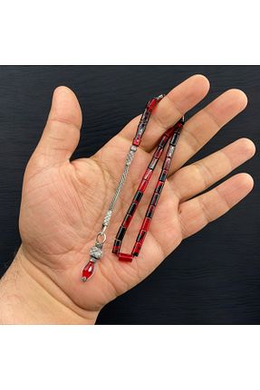 تسبیح قرمز کهربا Kt - کد 923856701