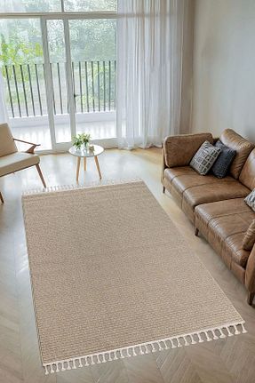 فرش بژ آنتی آلرژی SİMEREV HALI HOME CONSEPT - کد 872505072