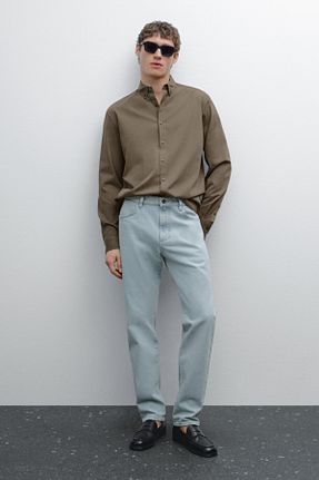 پیراهن سبز مردانه رگولار Massimo Dutti - کد 901382947