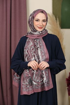 شال بنفش زنانه پنبه ای aldyoo - کد 923901702