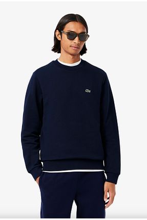 سوئیشرت سرمه ای مردانه چاپی Lacoste - کد 923901505